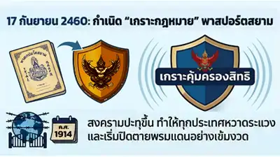 ภาพ 1914 กฎหมาย พาสปอร์ตสยาม